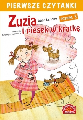 Pierwsze czytanki Zuzia i piesek w kratkę (poziom 3) - Landau Irena