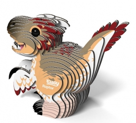 Dinozaur Raptor Eugy. Eko Układanka 3D (EG_065)