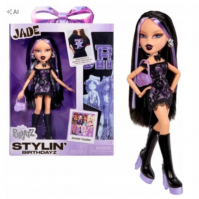 Bratz Stylin Birthdayz Doll - Jade + T-Shirt