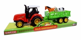 Traktor z przyczepą