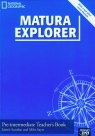Matura Explorer Pre-intermediate Teacher's Book with CD Szkoła Scanlon Jaimie, Sayer Mike