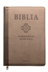 Biblia pierwszego Kościoła brązowa z paginatorami Opracowanie zbiorowe