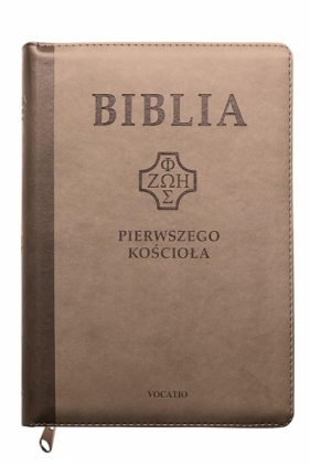 Biblia pierwszego Kościoła brązowa z paginatorami - Opracowanie zbiorowe