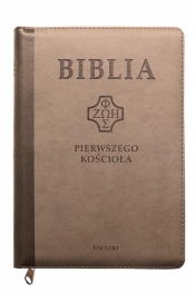 Biblia pierwszego Kościoła brązowa z paginatorami - praca zbiorowa