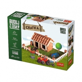 Puzzle 3D Buduj z cegły Chatka M (60874)