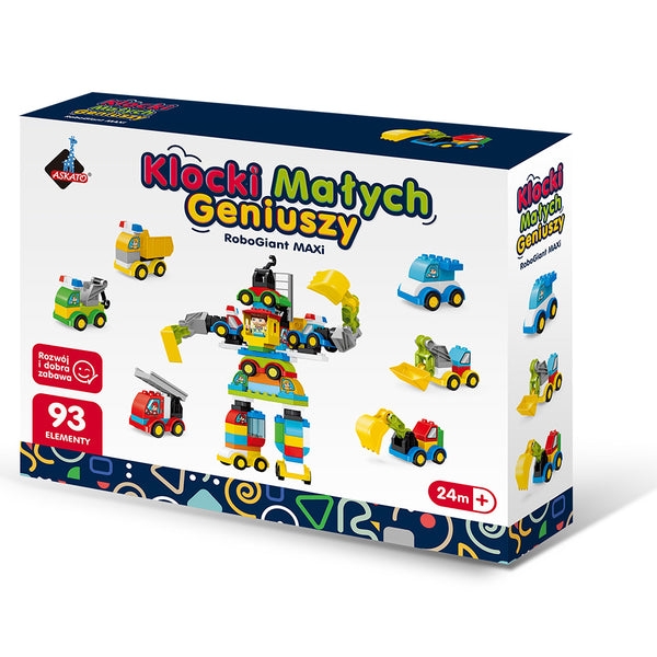 Klocki małych geniuszy - RoboGiant MAXi, 93 el.