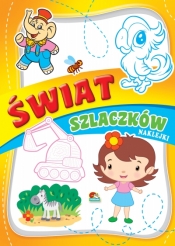 Kolorowanka. Świat szlaczków - Dziewczynka i słonik (A5, 16 str.) - Opracowanie zbiorowe