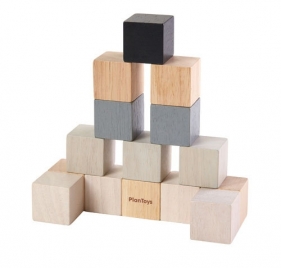 Drewniane klocki, 15 elementów (PLTO-5374)