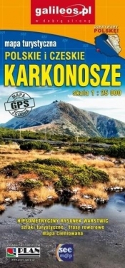 Mapa turystyczna - Karkonosze w.pol-cz 1:25 000 - Opracowanie zbiorowe