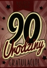 Karnet 90 Urodziny B6 mix wzorów GM