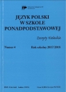 Język polski w szkole ponadpodst. nr 4 2017/2018 praca zbiorowa