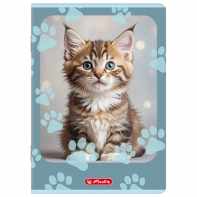 Zeszyt Herlitz Standard Animals A5/16k linia podwójna kolorowa, 1 szt