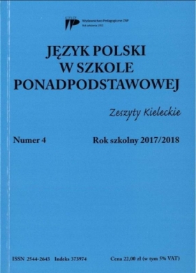 Język polski w szkole ponadpodst. nr 4 2017/2018 - Praca zbiorowa