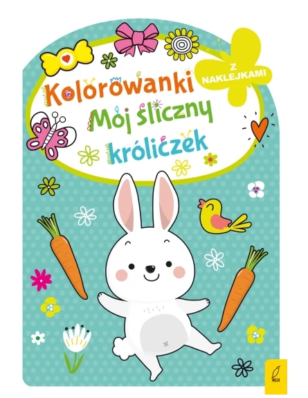 Kolorowanka z wykrojnikiem. Mój śliczny króliczek