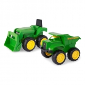 John Deere, Zestaw wywrotka + traktor (35874A)