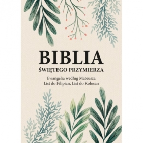 Biblia Świętego Przymierza. Ewangelia według Mateusza, List do Filipian, List do Kolosan - Andrzej Dorociński, odsyłacze i komentarze