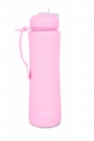 Coolpack, Bidon Silikonowy Pump 600 ml Pastel - Powder Pink (Z14647)