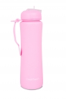 Coolpack, Bidon Silikonowy Pump 600 ml Pastel - Powder Pink (Z14647)