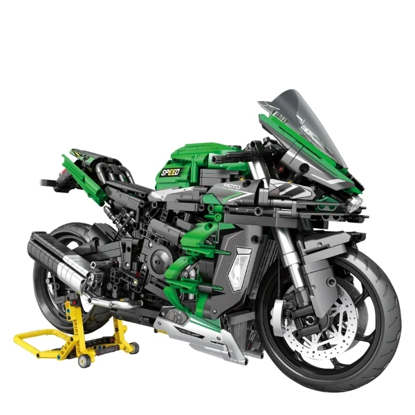 Klocki REOBRIX 570 Motocykl sportowy Ninja H2 SX SE (2088 elementów)