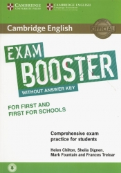Cambridge English Exam Booster for First and First for Schools with Audio Comprehensive Exam Practice for Students - Chilton Helen, Dignen Sheila, Fountain Mark, Treloar Frances
