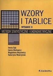 Wzory i tablice. Metody statystyczne i ekonometryczne - Mojsiewicz Magdalena, Wawrzyniak Katarzyna