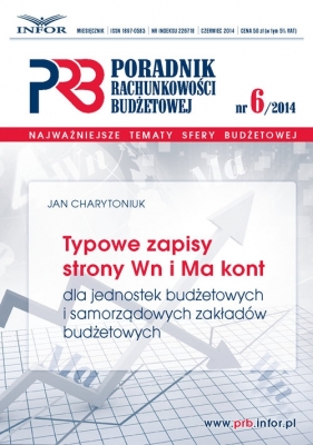Typowe zapisy stron wn i ma kont dla jednostek budżetowych i samorządowych zakładów budżetowych