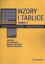 Wzory i tablice. Metody statystyczne i ekonometryczne - Iwona Bąk, Iwona Markowicz, Magdalena Mojsiewicz, Katarzyna Wawrzyniak