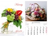 Kalendarz 2019 wieloplanszowy Kwiaty dwustronny Jurkowlaniec Marek