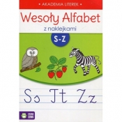 Wesoły alfabet z naklejkami S-Z