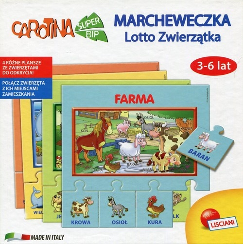 Carotina Lotto Zwierzątka 3-6 lat