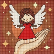 Diamentowa mozaika Kids - Dłoń Dziewicy 30x30cm