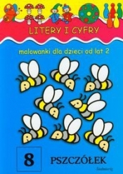 Litery i cyfry malowanki dla dzieci od lat 2