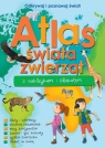  Atlas zwierząt świata z naklejkami i plakatem