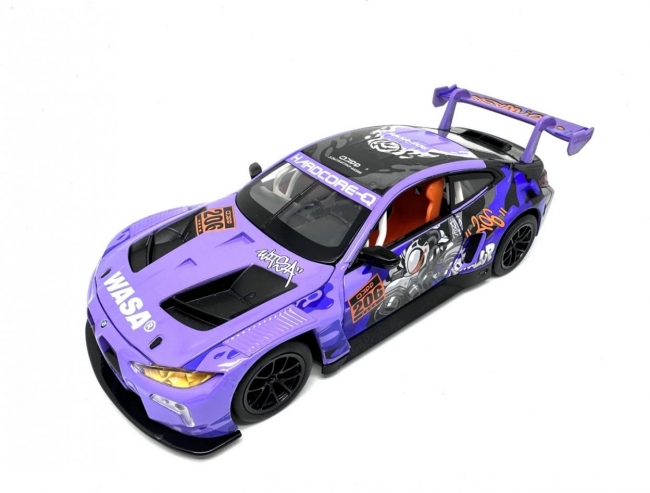 BMW M4 GT3 Wasa Fioletowy światło+dźwięk