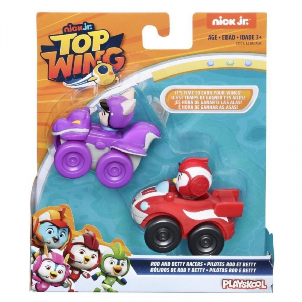 Figurka z pojazdem Top Wing Rod and Betty Racers (E5282/E5351)