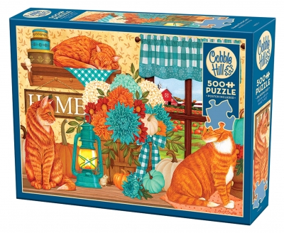 Puzzle 500 Pomarańczowe Koty 112693
