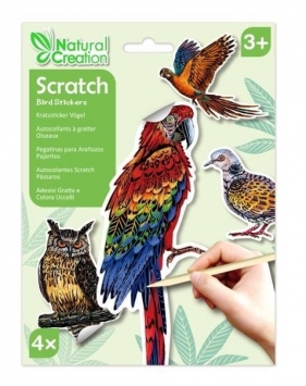 Naklejki do wydrapywania - Ptaki (CH232075)