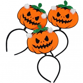 Opaska do włosów na Halloween - Straszna dynia, 1 szt.