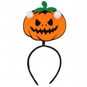 Opaska do włosów na Halloween - Straszna dynia, 1 szt.