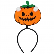 Opaska do włosów na Halloween - Straszna dynia, 1 szt.