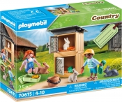 Playmobil Zestaw upominkowy: Karmienie królików (70675)