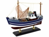 Statek kolekcjonerski drewniany kuter rybacki