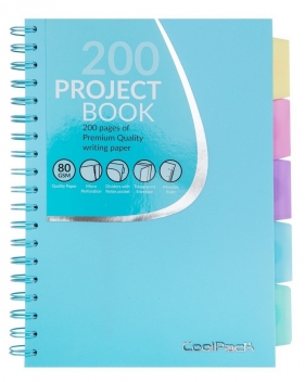 Coolpack, Kołozeszyt Project Book B5 Pastel - Powder Blue