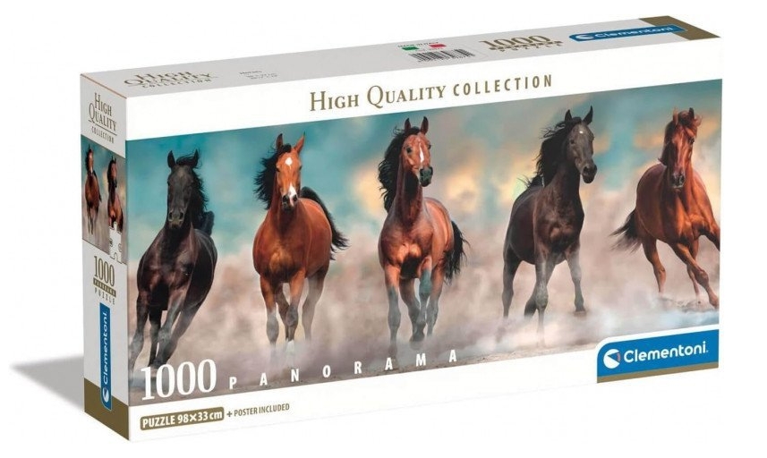 Puzzle 1000 Panorama Horses