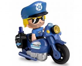 PinyPon Action - Pojazd Policja z figurką 7 cm i akcesoriami (FPP16057/58751)