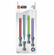 Zestaw długopisów żelowych Miecz świetlny LEGO Star Wars, 4 szt.