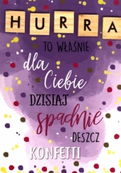 Karnet "hurra to właśnie dla Ciebie"