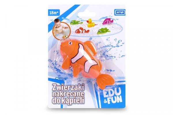 Zwierzaki nakręcane do kąpieli EDU&FUN - Ryba pomarańczowa (144752)