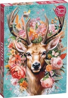 <img src='https://webimage.pl/pics/752/0/d5903728730752.jpg' style='height:440px' /> Puzzle 1000 Flower Deer