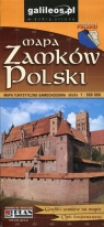 Mapa zamków Polski Mapa turystyczno-samochodowa 1:900 000